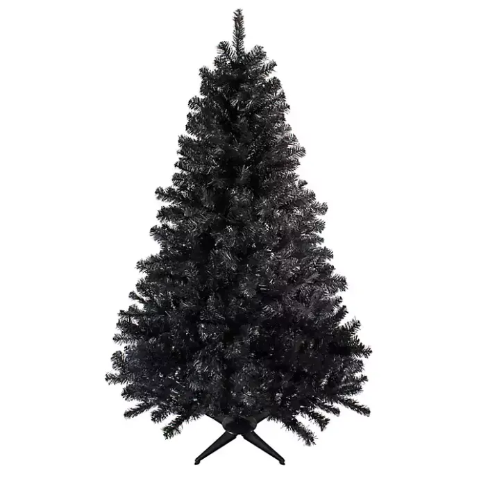 New Kirklands Home 6 ft. Spruce Halloween Tree Black