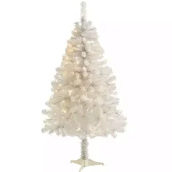 Online Kirklands Home 5 ft. Clear Pre-Lit White Christmas Tree