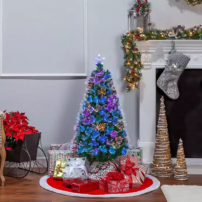 Best Kirklands Home 4 ft. Fiber Optic Color Changing Christmas Tree