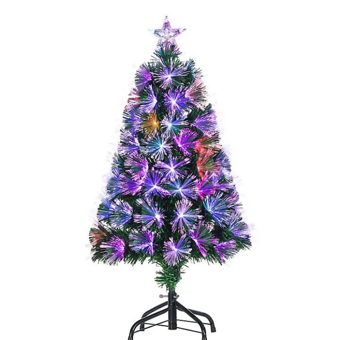 Clearance Kirklands Home 3 ft. Fiber Optic Color Changing Christmas Tree