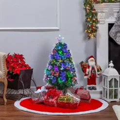 Clearance Kirklands Home 3 ft. Fiber Optic Color Changing Christmas Tree