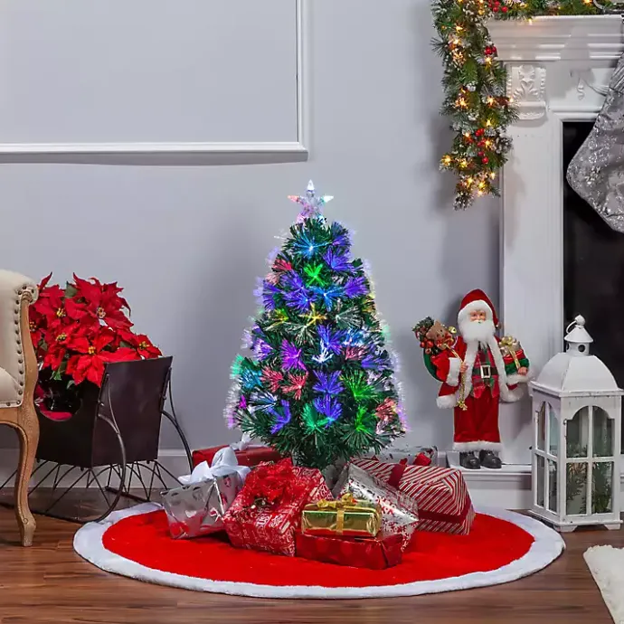 Clearance Kirklands Home 3 ft. Fiber Optic Color Changing Christmas Tree