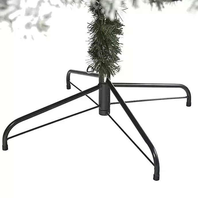 Clearance Kirklands Home 7 ft. Flocked Lit West Virginia Fir Christmas Tree