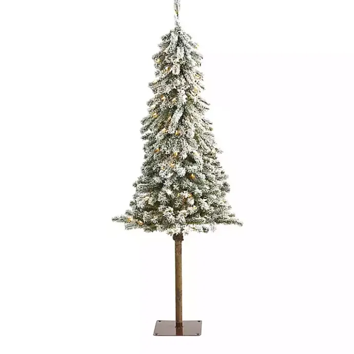 Sale Kirklands Home 5 ft. Flocked Pre-Lit Alpine Christmas Tree