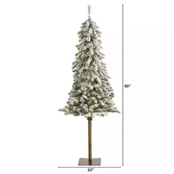 Sale Kirklands Home 5 ft. Flocked Pre-Lit Alpine Christmas Tree