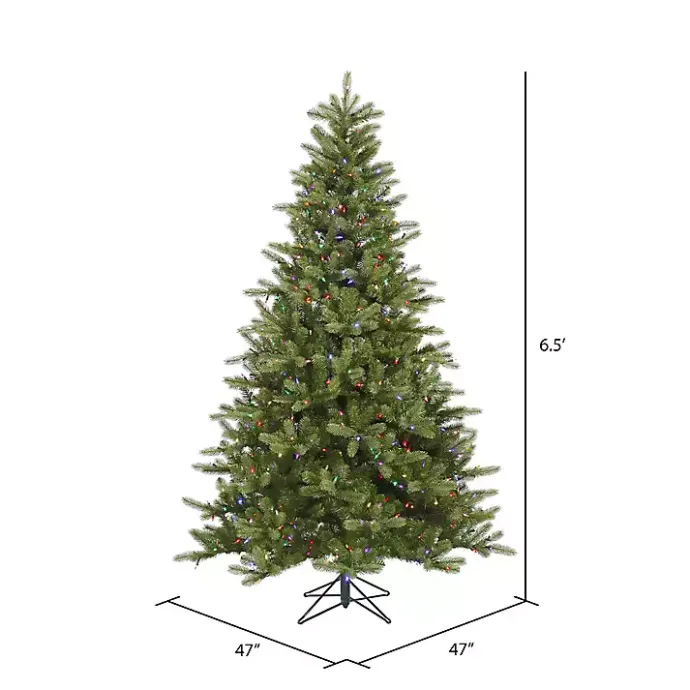 Best Kirklands Home 6.5 ft. Multi-Lit King Spruce Christmas Tree