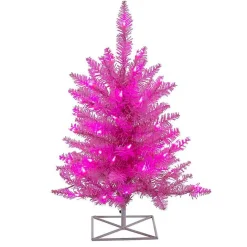 Discount Kirklands Home 3 ft. Pre-Lit Christmas Tree Pink