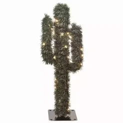 Outlet Kirklands Home 3 ft. Pre-Lit Cactus Christmas Tree