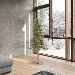 Clearance Kirklands Home 6 ft. Pre-Lit Clear Natural Alpine Christmas Tree