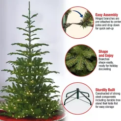 Sale Kirklands Home 6.5 ft. Pre-Lit Feel Real Norwegian Christmas Tree