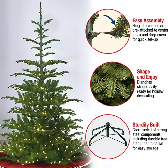 Sale Kirklands Home 6.5 ft. Pre-Lit Feel Real Norwegian Christmas Tree