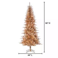 Sale Kirklands Home 7.5 ft. Pre-Lit Gold Tinsel Christmas Tree