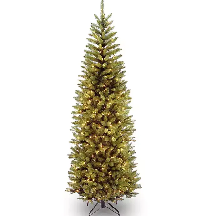 Online Kirklands Home 7 ft. Pre-Lit Kingswood Fir Slim Christmas Tree