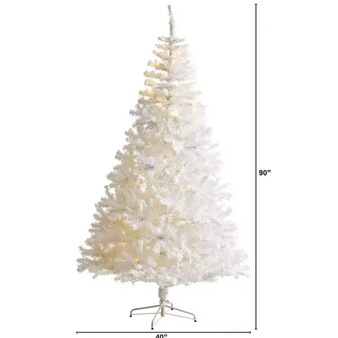 Best Kirklands Home 7.5 ft. Pre-Lit LED White Christmas Tree
