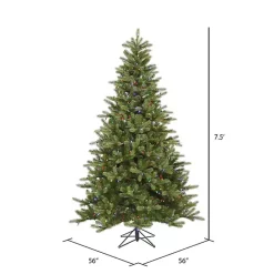Best Kirklands Home 7.5 ft. Pre-Lit Multicolor Spruce Christmas Tree