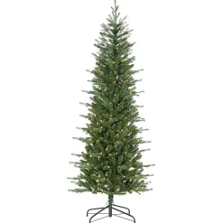 Best Kirklands Home 6.5 ft. Pre-Lit Narrow Dover Pine Christmas Tree