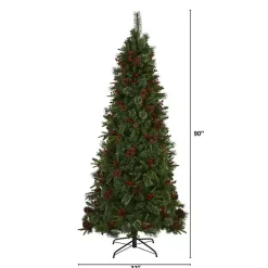 Sale Kirklands Home 7.5 ft. Pre-Lit Norway Mixed Pine Christmas Tree