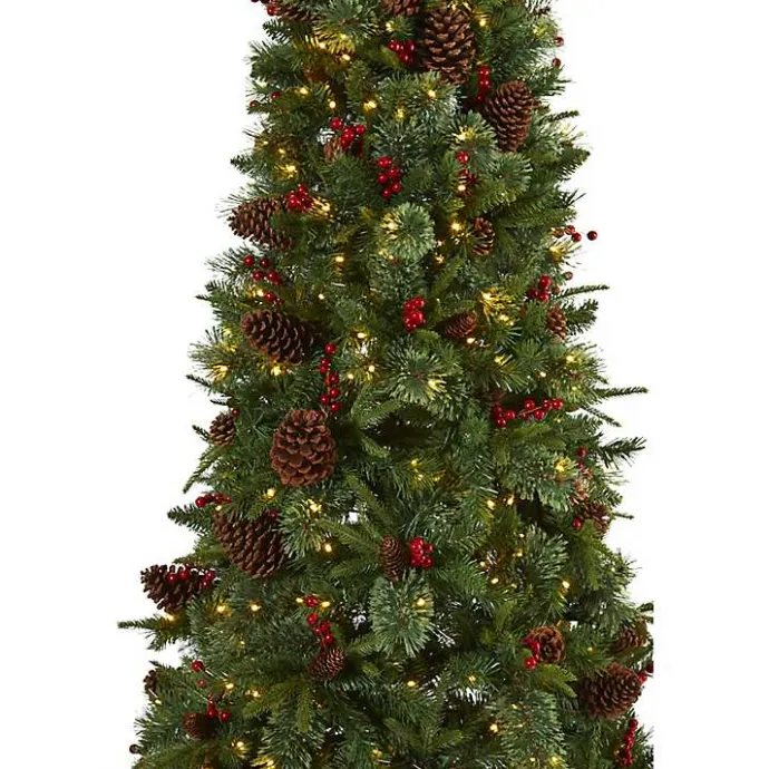 Sale Kirklands Home 7.5 ft. Pre-Lit Norway Mixed Pine Christmas Tree
