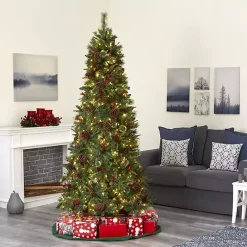Sale Kirklands Home 7.5 ft. Pre-Lit Norway Mixed Pine Christmas Tree