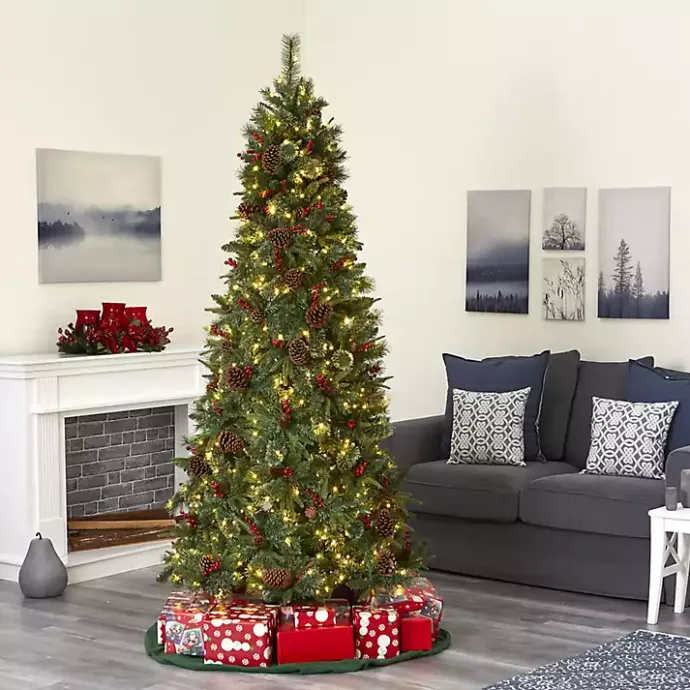 Sale Kirklands Home 7.5 ft. Pre-Lit Norway Mixed Pine Christmas Tree