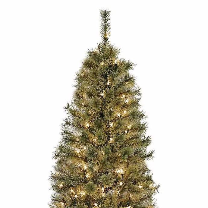 Clearance Kirklands Home 7 ft. Pre-Lit Pine Christmas Tree in Bronze Urn