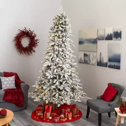 Sale Kirklands Home 9 ft. Pre-Lit Pine Cone Covered Christmas Tree