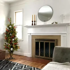 Outlet Kirklands Home 4 ft. Pre-Lit Pinecone and Berry Christmas Tree