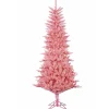 Sale Kirklands Home 7.5 ft. Pre-Lit Pink Tinsel Christmas Tree