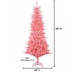 Sale Kirklands Home 7.5 ft. Pre-Lit Pink Tinsel Christmas Tree