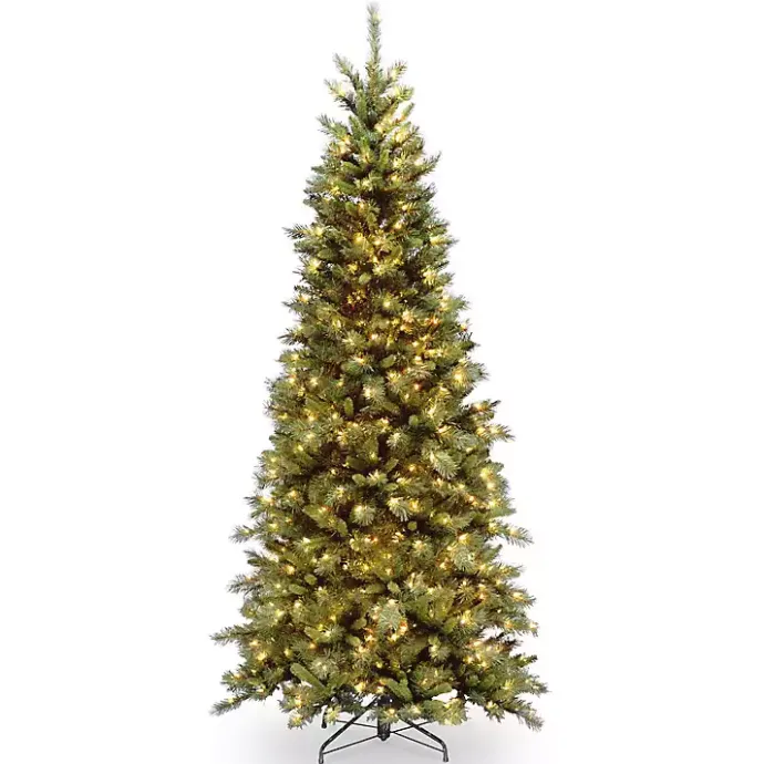 Clearance Kirklands Home 6.5 ft. Pre-Lit Tiffany Fir Slim Christmas Tree