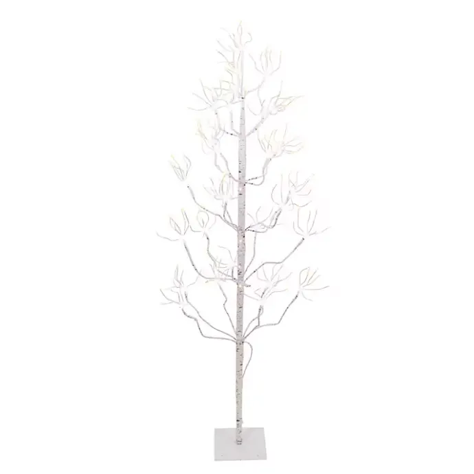 Outlet Kirklands Home 4 ft. Pre-Lit White Birch Christmas Tree