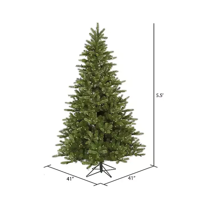 Sale Kirklands Home 5.5 ft. Pre-Lit White Lights Spruce Christmas Tree