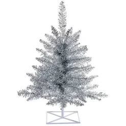 Outlet Kirklands Home 2 ft. Tinsel Christmas Tree Silver