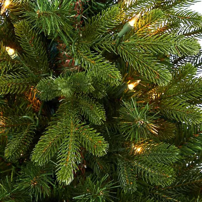 Outlet Kirklands Home 3.5 Lit Fir Christmas Tree in White Tower Planter