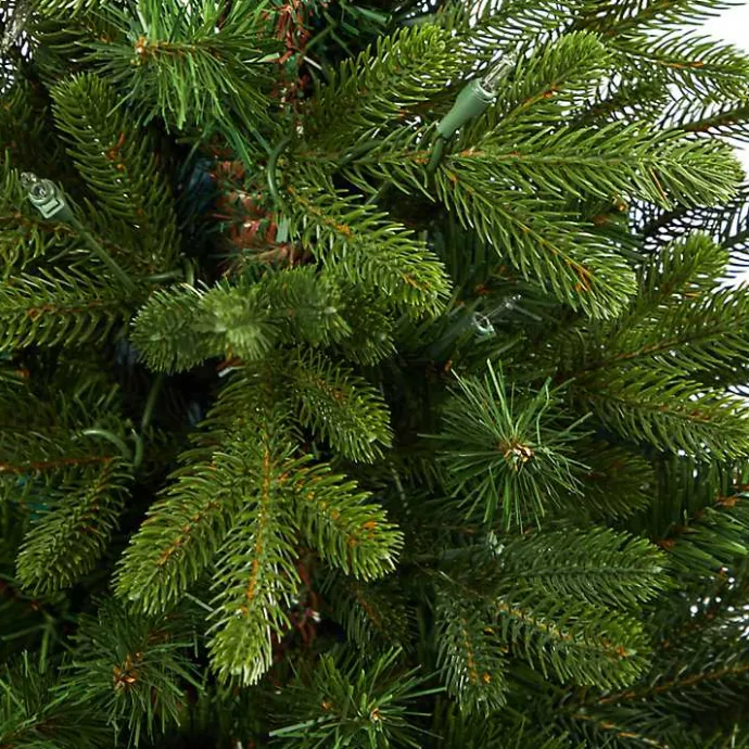 Outlet Kirklands Home 3.5 Lit Fir Christmas Tree in White Tower Planter