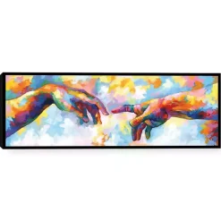Outlet Kirklands Home A Creation of Adam Framed Canvas Art Print Multi
