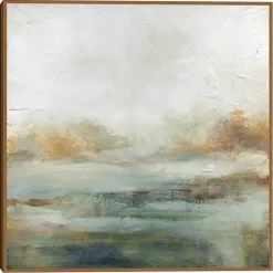 Sale Kirklands Home A Quiet Place Gold Framed Canvas Art Print