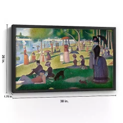 Hot Kirklands Home A Sunday Afternoon Framed Canvas Art Print Multi