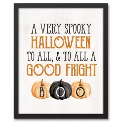 Best Kirklands Home A Very Spooky Halloween Wall Plaque White