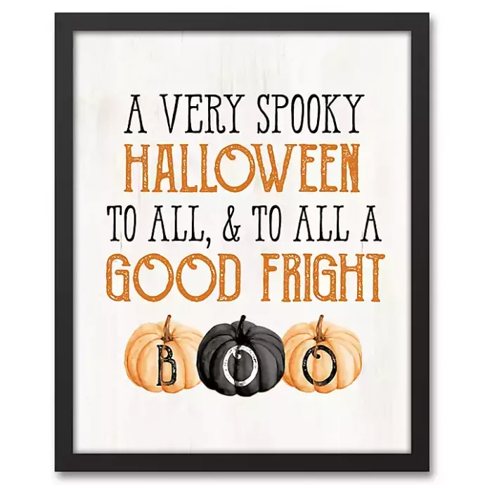 Best Kirklands Home A Very Spooky Halloween Wall Plaque White