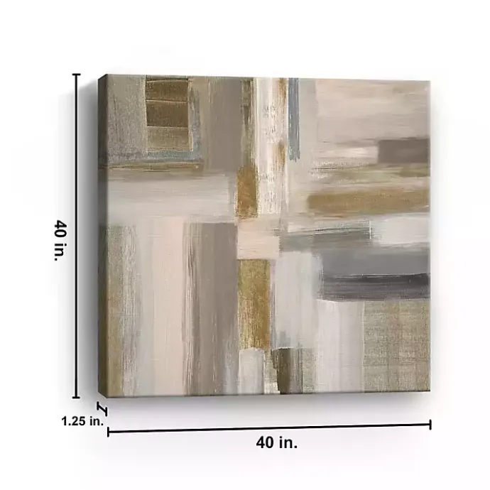 New Kirklands Home Abstract Fields I Canvas Art Print, 40x40 in.