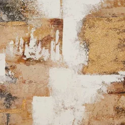 Best Kirklands Home Abstract Gold Framed Canvas Art Print