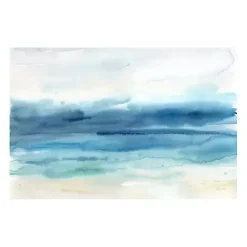 Discount Kirklands Home Abstract Indigo Seascape Giclee Canvas Art Print