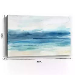 Discount Kirklands Home Abstract Indigo Seascape Giclee Canvas Art Print