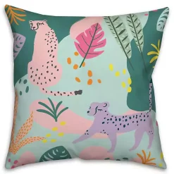 Best Kirklands Home Abstract Jungle Leopard Throw Pillow