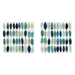 Outlet Kirklands Home Abstract Leaf Giclee Canvas Art Prints, Set of 2