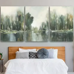 Hot Kirklands Home Abstract Treeline Canvas Art Prints, 32x48