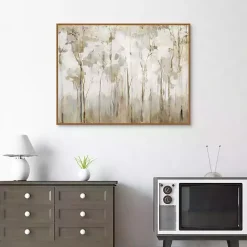 Kirklands Home Abstract Woodland Forest Framed Canvas Art Print