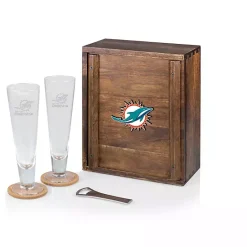 Sale Kirklands Home Acacia Miami Dolphins Beer Glass Set