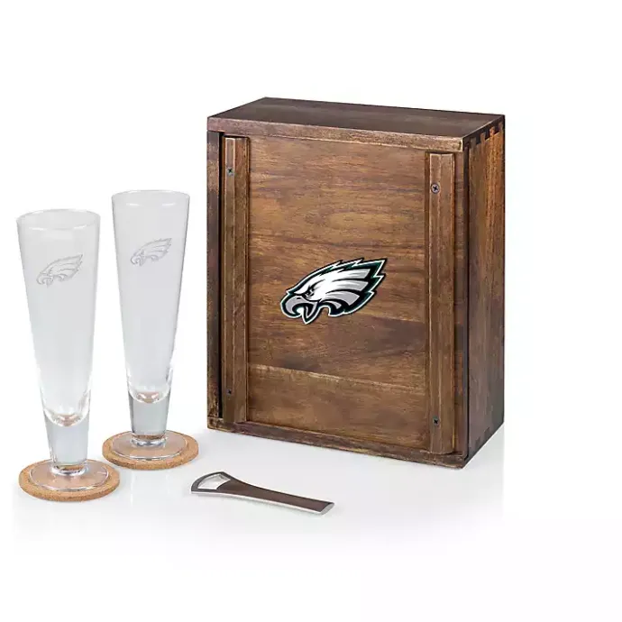 Online Kirklands Home Acacia Philadelphia Eagles Beer Glass Set